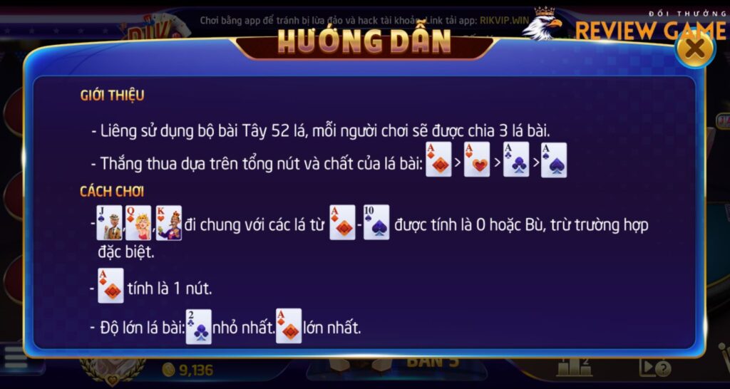 Cách Tính Điểm Chính Xác Trong Game Liêng Rikvip